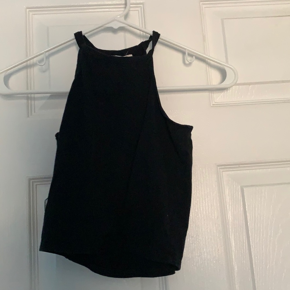Black crop top